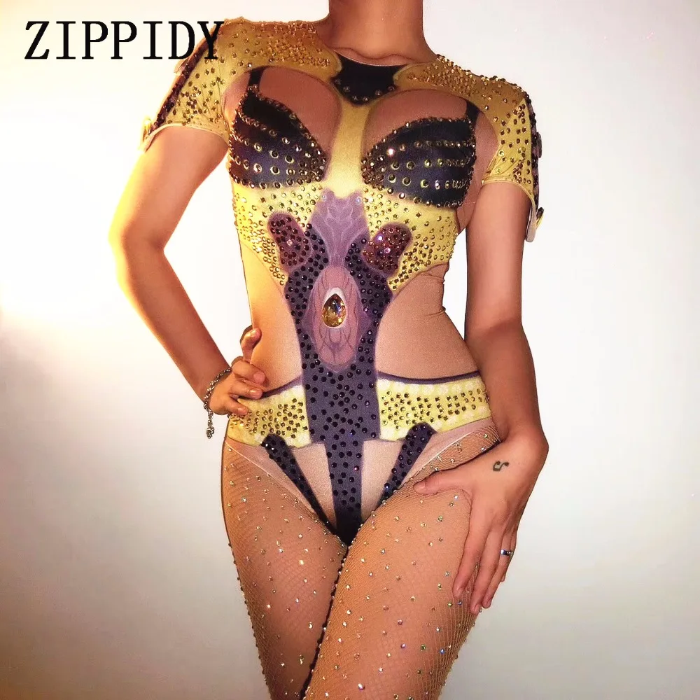 Sexy Yellow Nude Rhinestones Bodysuit Women's Stretch One-piece Outfit Bling Nightclub Sparkly Celebrate Costume Stones Wear
Sexy Yellow Nude Rhinestones Bodysuit Women's Stretch One-piece Outfit Bling Nightclub Sparkly Celebrate Costume Stones Wear