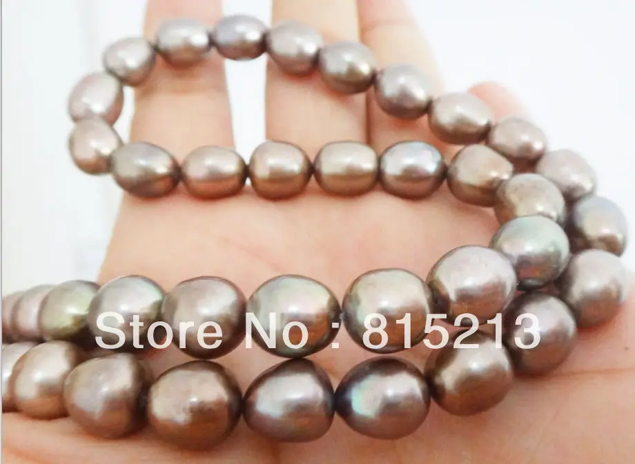 ddh001667 18"9X12MM NATURAL SOUTH SEA GENUINE CHOCOLATE CHAMPAGNE DROP PEARL NECKLACE 14K
ddh001667 18"9X12MM NATURAL SOUTH SEA GENUINE CHOCOLATE CHAMPAGNE DROP PEARL NECKLACE 14K