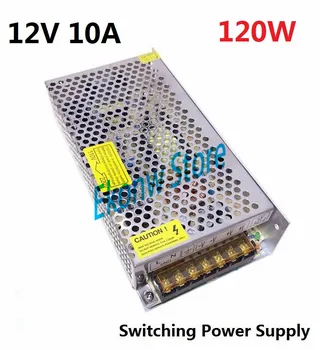 120W 12V 10A Switching Power Supply Factory Outlet SMPS Driver AC110-220V DC12V Transformer for LED Strip Light Module Display
120W 12V 10A Switching Power Supply Factory Outlet SMPS Driver AC110-220V DC12V Transformer for LED Strip Light Module Display