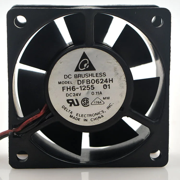 New original DFB0624H 24V 0.11A 6CM 6025 2-wire inverter ultra-quiet cooling fan
New original DFB0624H 24V 0.11A 6CM 6025 2-wire inverter ultra-quiet cooling fan