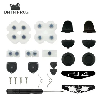 for Dualshock 4 Conductive Rubber L1R1 L2R2 Spring Buttons with Thumbsticks Sticks Light Bar Sticker for Play Station 4 PS4
for Dualshock 4 Conductive Rubber L1R1 L2R2 Spring Buttons with Thumbsticks Sticks Light Bar Sticker for Play Station 4 PS4