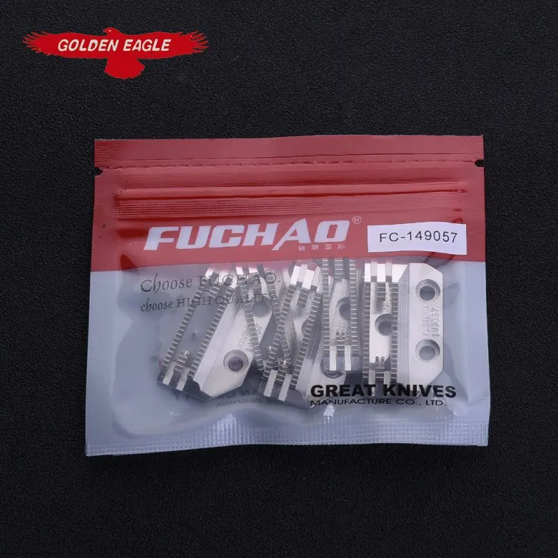 FUCHAO high quality feed dog suit for lock stitch Sewing machine spare parts 149057 E type double row teeth
FUCHAO high quality feed dog suit for lock stitch Sewing machine spare parts 149057 E type double row teeth