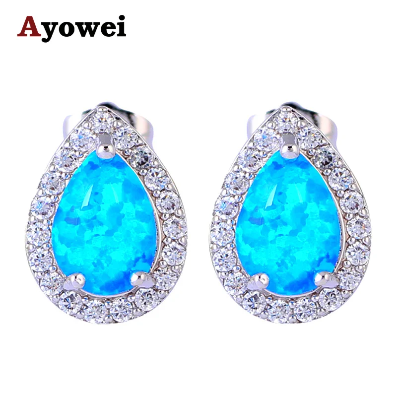 Water Drop Style Blue Fire Opal Silver Stamped Stud Earrings for Girls Wholesale & Retail Zirconia Fashion Jewelry OE569A
Water Drop Style Blue Fire Opal Silver Stamped Stud Earrings for Girls Wholesale & Retail Zirconia Fashion Jewelry OE569A