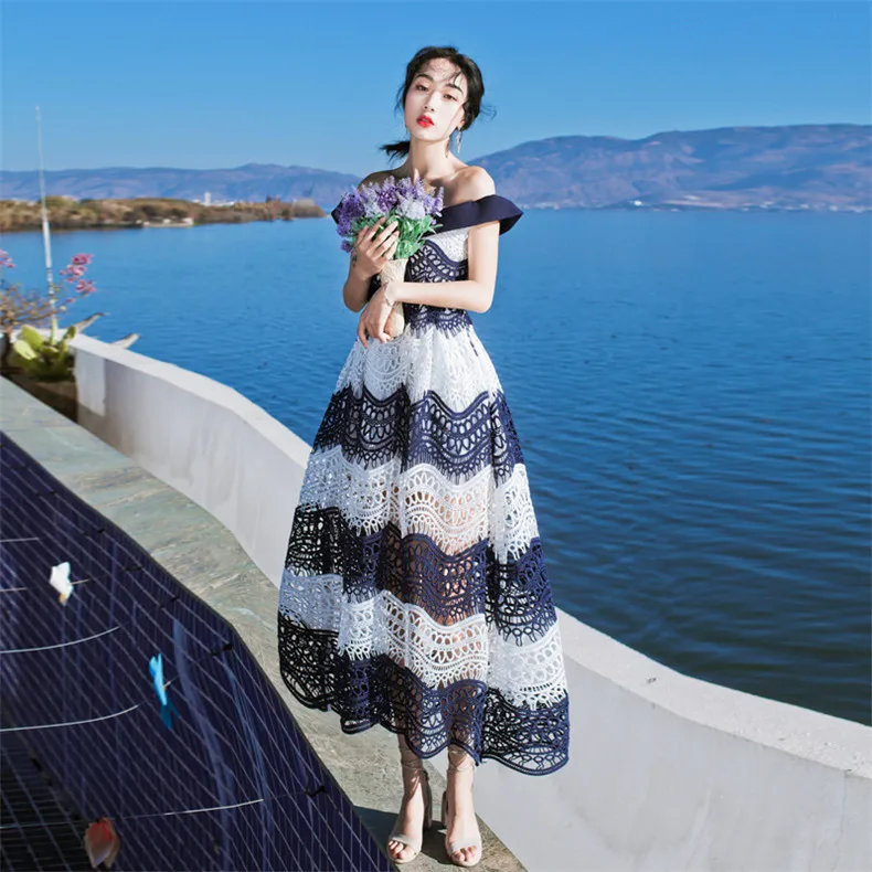 New High Quality Explosions Leisure Vintage Elegant Party Dresses Women Print off the shoudler summer Casual Shirt Dress
New High Quality Explosions Leisure Vintage Elegant Party Dresses Women Print off the shoudler summer Casual Shirt Dress