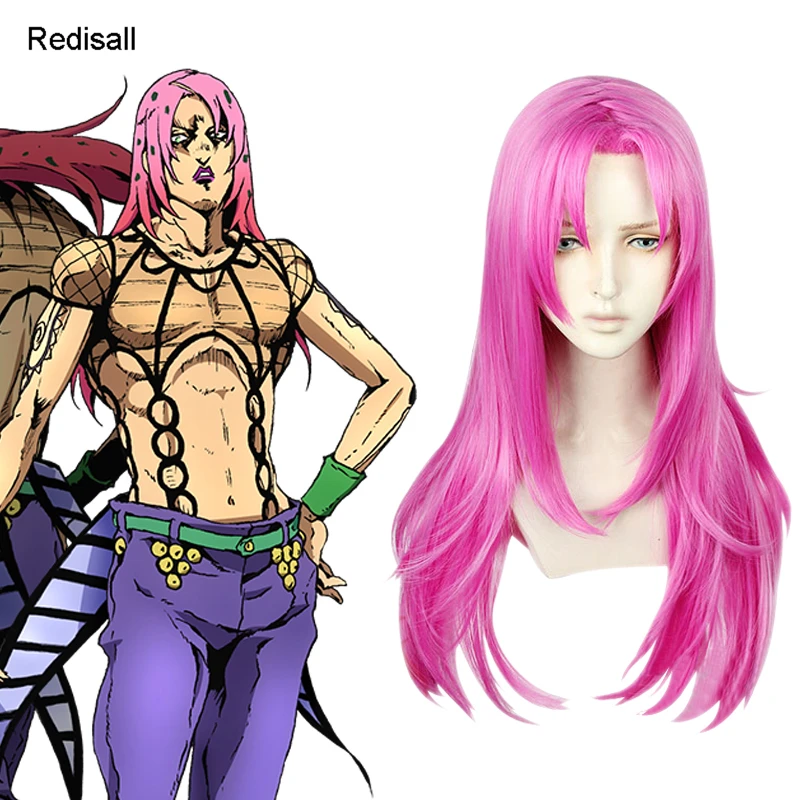 Anime BOSS Diavolo Diaboro Cosplay Wig JOJO's Bizarre Adventure Golden Wind Long Straight Pink Synthetic Hair for Adult
Anime BOSS Diavolo Diaboro Cosplay Wig JOJO's Bizarre Adventure Golden Wind Long Straight Pink Synthetic Hair for Adult