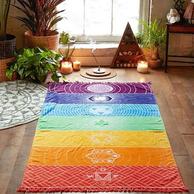 Home Textile Colorful Boho Beach Mat Mandala Blanket Striped Wall Hanging Tapestry Scarf Yoga Tapestry
Home Textile Colorful Boho Beach Mat Mandala Blanket Striped Wall Hanging Tapestry Scarf Yoga Tapestry