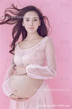 Hot Sale Maternity Photography Props Pregnant Women Pink Lace Dresses Pregnancy Photo Shoot Full sleeves Boat Neck Flower Dress
Hot Sale Maternity Photography Props Pregnant Women Pink Lace Dresses Pregnancy Photo Shoot Full sleeves Boat Neck Flower Dress