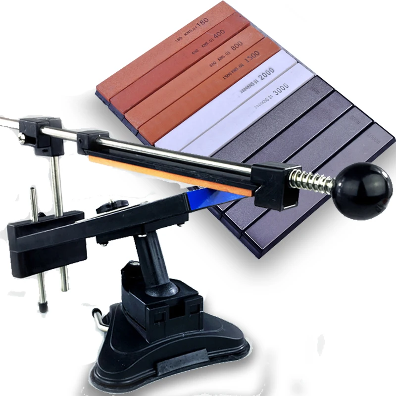 Professional Knife Sharpener chef Knife Sharpening System Pencil Apex edge Sharpener 4 whetstone sharpening stones
Professional Knife Sharpener chef Knife Sharpening System Pencil Apex edge Sharpener 4 whetstone sharpening stones