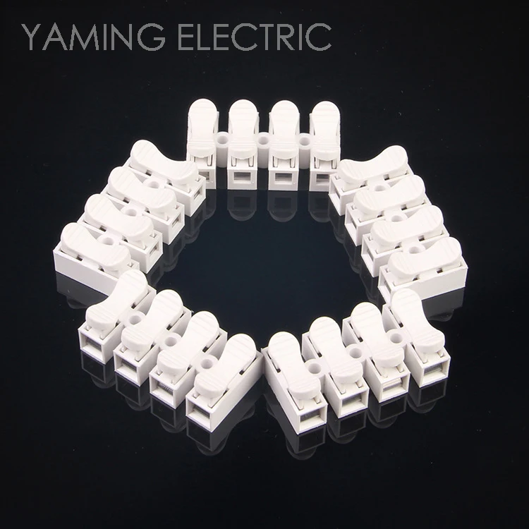 5pcs/bag 4P Spring Wire Quick Connector Splice Clamp Terminal No Welding No Screw Cable 4 Way Led Strip CH-4
5pcs/bag 4P Spring Wire Quick Connector Splice Clamp Terminal No Welding No Screw Cable 4 Way Led Strip CH-4