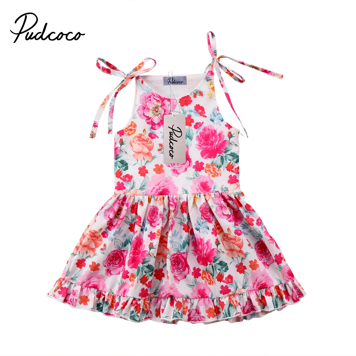 Adorable Baby Girl Kids Princess Dress Floral print Strap Sundress Summer Birthday Clothes Outfits sleeveless Pudcoco Dress 2018
Adorable Baby Girl Kids Princess Dress Floral print Strap Sundress Summer Birthday Clothes Outfits sleeveless Pudcoco Dress 2018
