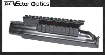 Tactical AK Top One Piece Tri Picatinny Rail Mount Attached to Rear Receiver Dust Cover
Tactical AK Top One Piece Tri Picatinny Rail Mount Attached to Rear Receiver Dust Cover