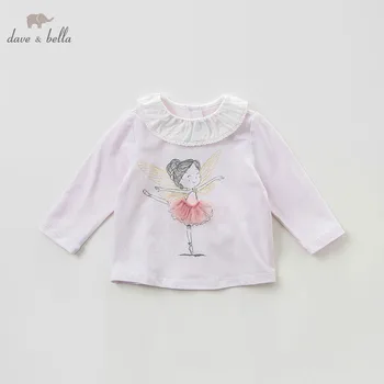 DBZ10264 dave bella baby girls spring infant baby fashion t-shirt toddler top children high quality tees striped clothes
DBZ10264 dave bella baby girls spring infant baby fashion t-shirt toddler top children high quality tees striped clothes