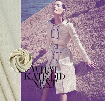 Beige and stereo jacquard cloth coat suit wind exclusive fabrics imported from Japan in early autumn
Beige and stereo jacquard cloth coat suit wind exclusive fabrics imported from Japan in early autumn
