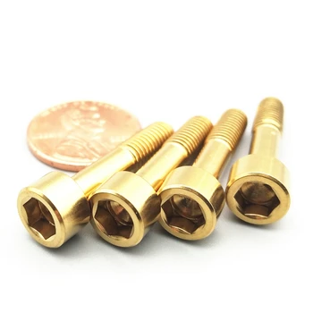 Ti Bolt M5x23 Titanium Bolt for SRAM XO Ti Multiple Gold Color Column Head Hexagon Socket Ti screws Ti fasteners Bike Bolts 4pcs
Ti Bolt M5x23 Titanium Bolt for SRAM XO Ti Multiple Gold Color Column Head Hexagon Socket Ti screws Ti fasteners Bike Bolts 4pcs