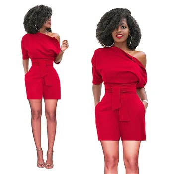 Sexy Summer Overalls One Shoulder Rompers Womens Jumpsuit Casual Short Bodysuit
Sexy Summer Overalls One Shoulder Rompers Womens Jumpsuit Casual Short Bodysuit