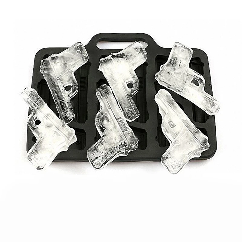Creative Silicone Ice Cube Tray Gun Bullet Shape Ice Mold Candy Chocolate Mould Bar Club Party Supplies Drinking Accessories
Creative Silicone Ice Cube Tray Gun Bullet Shape Ice Mold Candy Chocolate Mould Bar Club Party Supplies Drinking Accessories