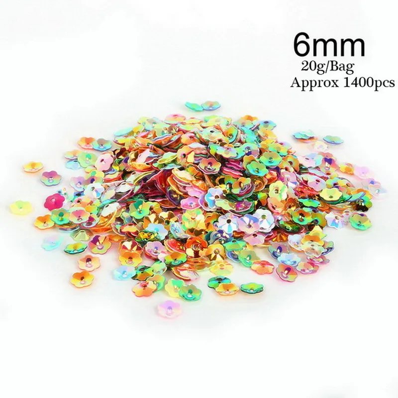 4/6/8/10mm 20g/bag 3D Sequin Flower for Clothing Accssory DIY Craft Scrapbooking Wedding Decoration Jewelry Making
4/6/8/10mm 20g/bag 3D Sequin Flower for Clothing Accssory DIY Craft Scrapbooking Wedding Decoration Jewelry Making