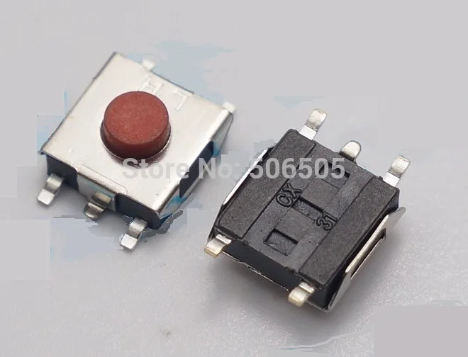 

SMT 6X6X3.1MM 5pin Tactile Tact Push Button Micro Switch 100pcs/lot