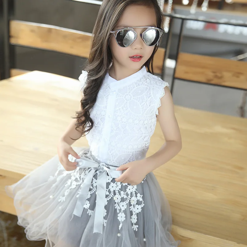 Fashion-Baby-Girls-Clothing-Sets-New-Summer-2017-Sleeveless-Tops-Tees-Lace-Skirt-2-Pcs-Suit (1)