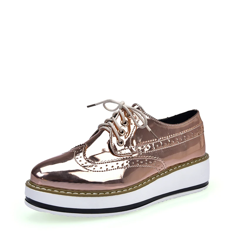 Women Shoes Casual PU Leather British Style For Female Flats Lace Up Platform Ladies Sneakers Height Increasing Chaussures Femme
Women Shoes Casual PU Leather British Style For Female Flats Lace Up Platform Ladies Sneakers Height Increasing Chaussures Femme