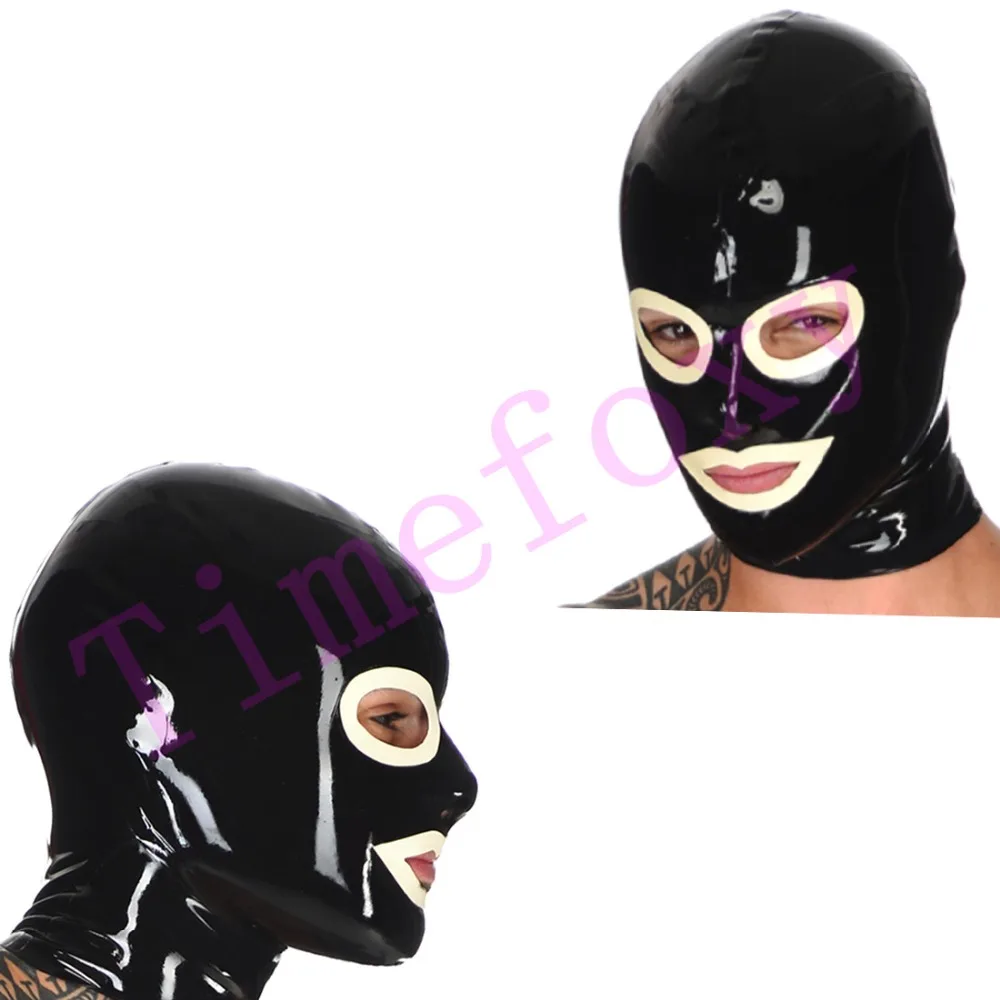 100% Latex Mask Black Sexy Hood Mask Back Zip Halloween hood mask Rubber mask Costumes props
100% Latex Mask Black Sexy Hood Mask Back Zip Halloween hood mask Rubber mask Costumes props