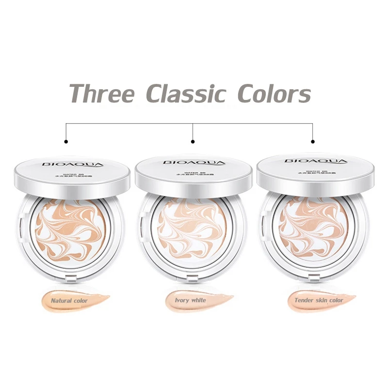 BIOAQUA Air Cushion BB Cream Isolation BB Nude Concealer Oil Control Moisturizing Liquid Foundation CC cream Makeup Cosmetic
BIOAQUA Air Cushion BB Cream Isolation BB Nude Concealer Oil Control Moisturizing Liquid Foundation CC cream Makeup Cosmetic