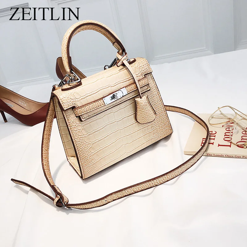 2018 Small Crocodile Lock Box Alligator Luxury Handbag Women Bags Designer Shoulder Female Bag Kelly PU Messenger Bag bolsa S922
2018 Small Crocodile Lock Box Alligator Luxury Handbag Women Bags Designer Shoulder Female Bag Kelly PU Messenger Bag bolsa S922
