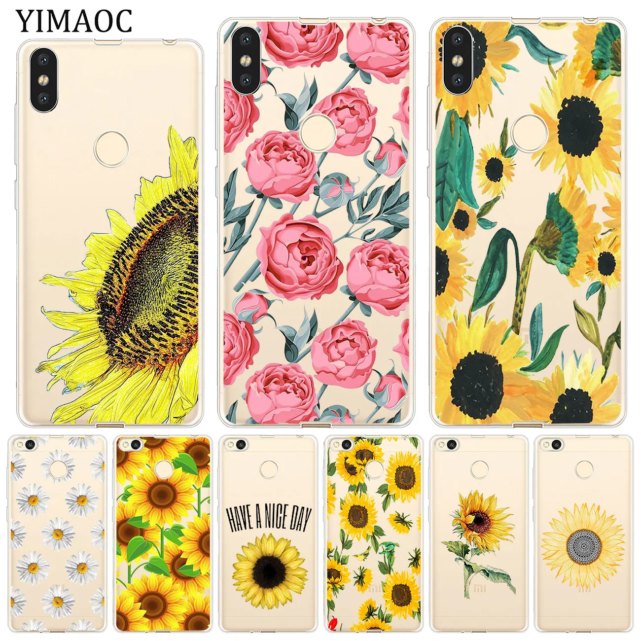 Cute Summer Daisy Sunflower Floral Flowe Case for Xiaomi Mi 9 9T CC9 CC9E A3 Pro 8 SE A2 Lite A1 MiX 2S MAX 3 pocophone f1 MI9
Cute Summer Daisy Sunflower Floral Flowe Case for Xiaomi Mi 9 9T CC9 CC9E A3 Pro 8 SE A2 Lite A1 MiX 2S MAX 3 pocophone f1 MI9