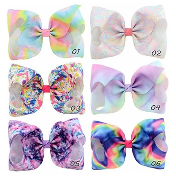 6pcs/lot 8Inch Girl hair bows Bowknot barrettes Rainbow Popular Grosgrain Hairpins baby Floral Hair Clips Kid Hair Accessory A39
6pcs/lot 8Inch Girl hair bows Bowknot barrettes Rainbow Popular Grosgrain Hairpins baby Floral Hair Clips Kid Hair Accessory A39
