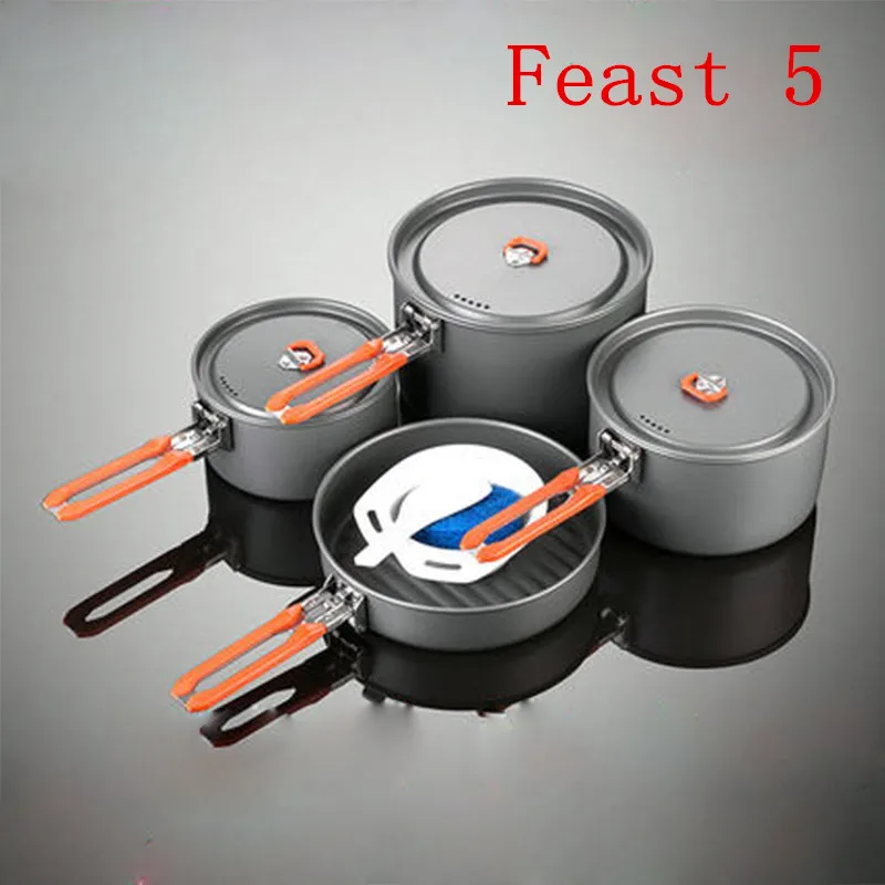 Fire Maple Kitchen Cooking Pots For 4-5 Person Outdoor Camping Hiking Picnic Cooking Aluminum Alloy Cookware Set Feast 5
Fire Maple Kitchen Cooking Pots For 4-5 Person Outdoor Camping Hiking Picnic Cooking Aluminum Alloy Cookware Set Feast 5