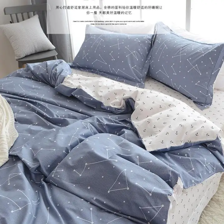 100% Cotton Quilt Cover Soft Printed Double-sided onstellations Bedding Set With Pillow Cases Bed Sheet Duvet Cover Set 4pc
100% Cotton Quilt Cover Soft Printed Double-sided onstellations Bedding Set With Pillow Cases Bed Sheet Duvet Cover Set 4pc