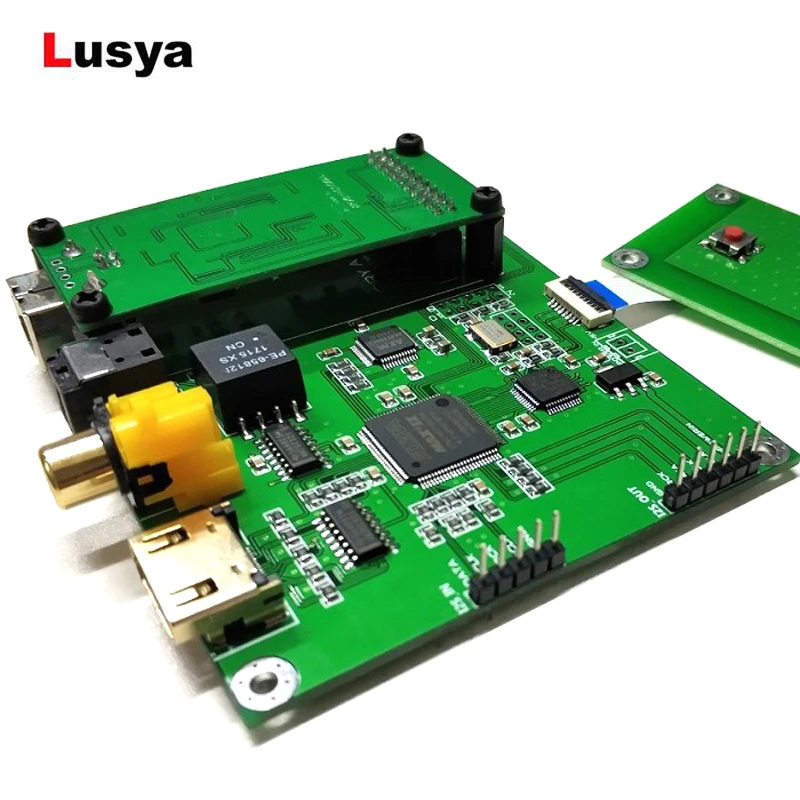 Amanero Digital Interface XMOS Interface Audio Decoder Preamp USB DAC board Sampling Rate Display AK4118 SPDIF I2S T0138
Amanero Digital Interface XMOS Interface Audio Decoder Preamp USB DAC board Sampling Rate Display AK4118 SPDIF I2S T0138