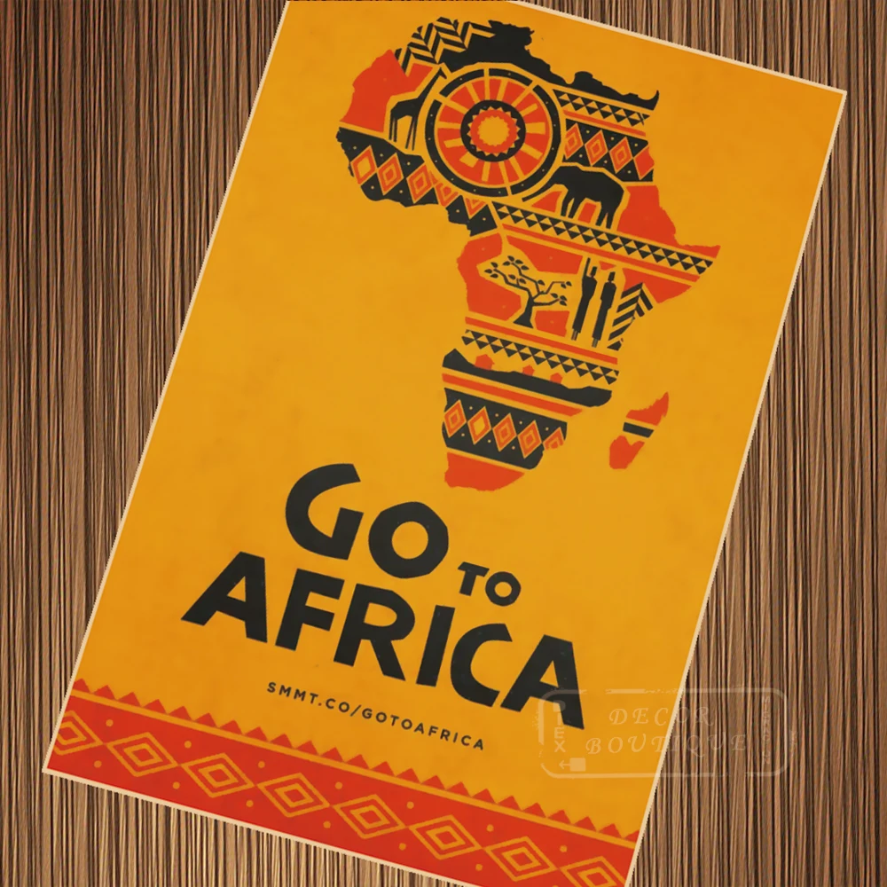 Go to Africa Exotic African Visit Landscape Trip Travel Retro Vintage Poster Canvas DIY Wall Sticker Home Bar Posters Decor
Go to Africa Exotic African Visit Landscape Trip Travel Retro Vintage Poster Canvas DIY Wall Sticker Home Bar Posters Decor