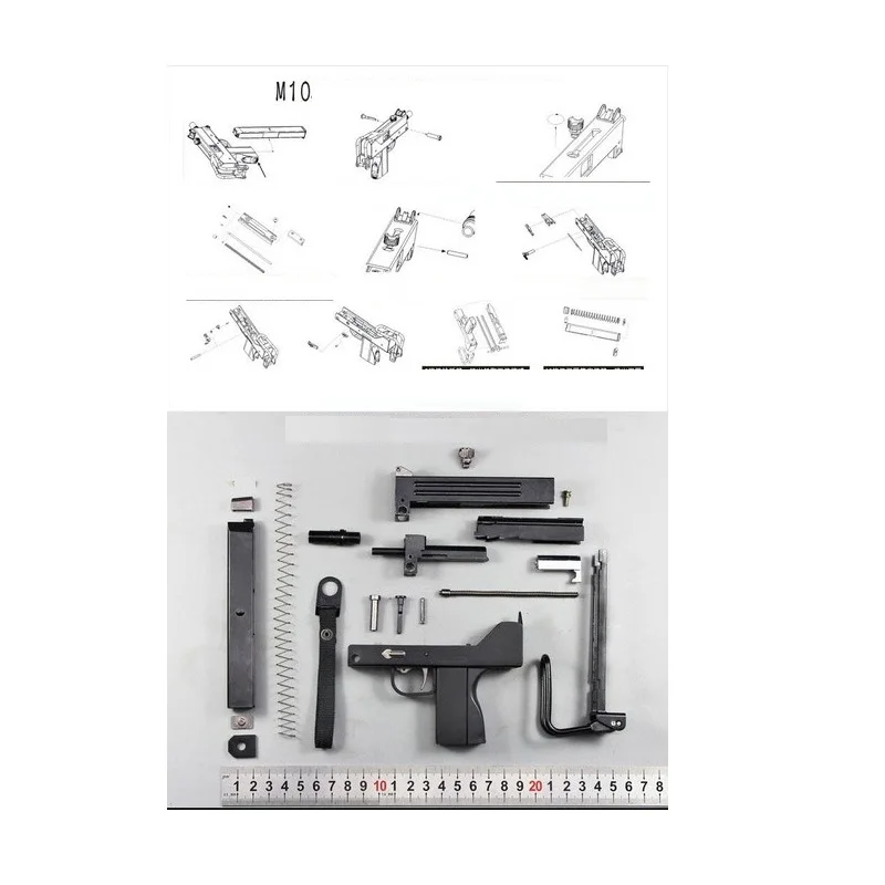 Фото 1:3 модель оружия игрушки для детей М10 металлическая | Инструменты
