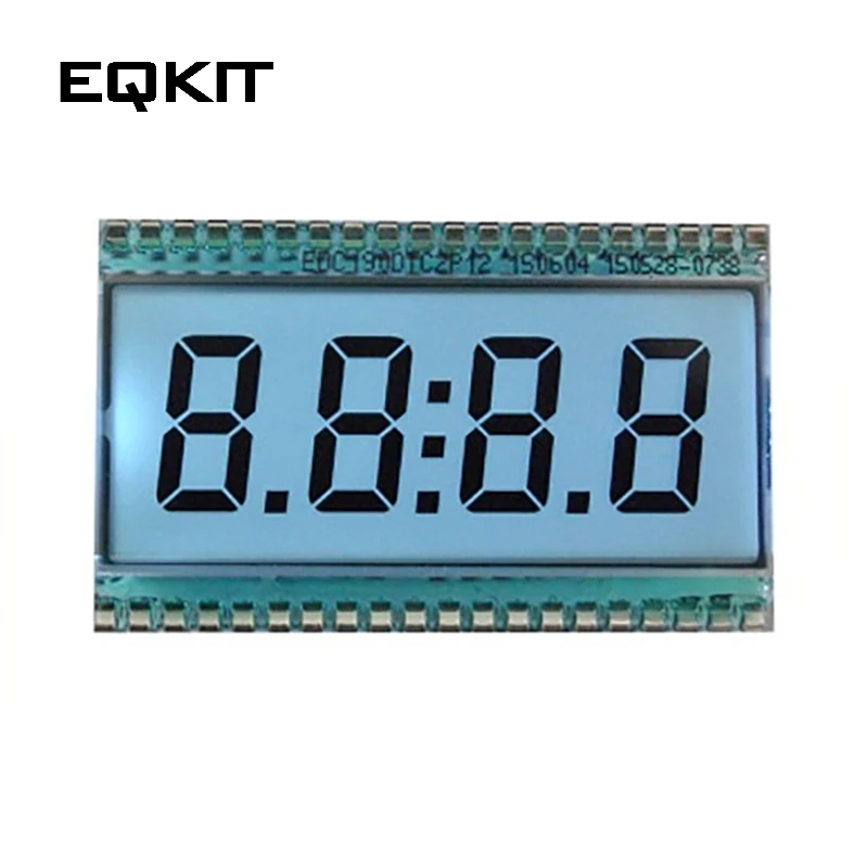 EDC190 4-Digit LCD Digital Tube Display Clock Static Driving 3V -20~70 Celsius Degree Operation Temperature positive display
EDC190 4-Digit LCD Digital Tube Display Clock Static Driving 3V -20~70 Celsius Degree Operation Temperature positive display