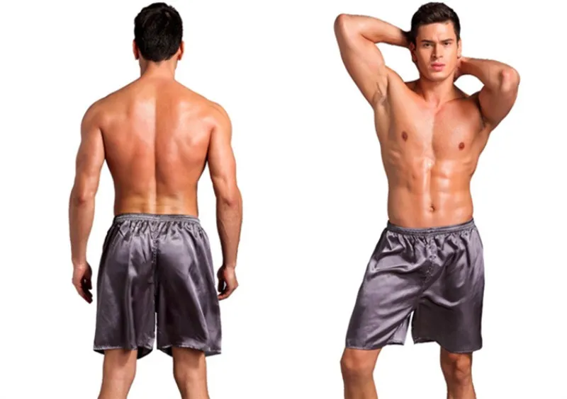 male silk-like short pants (5)