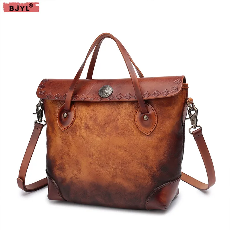 BJYL Original handmade leather business Women handbag large capacity stereotype shoulder Messenger bag female fashion briefcase
BJYL Original handmade leather business Women handbag large capacity stereotype shoulder Messenger bag female fashion briefcase