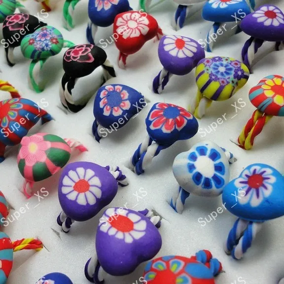 40Pcs Whole Lovely Children Polymer Clay Rings for Boys Girls Jewelry Bulk Lots LR242
40Pcs Whole Lovely Children Polymer Clay Rings for Boys Girls Jewelry Bulk Lots LR242
