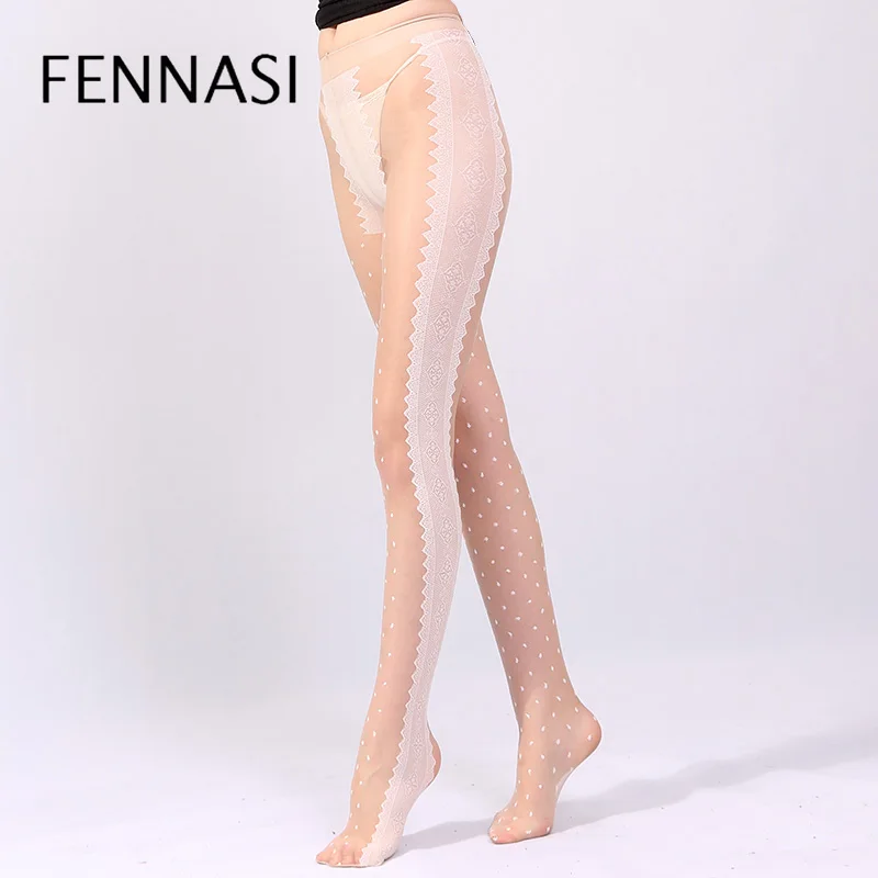 FENNASI Women's Tights Polka Dot Jacquard Floral Striped T Crotch Sexy Pantyhose Nylons Lady Sexy White Tights Female Erotic
FENNASI Women's Tights Polka Dot Jacquard Floral Striped T Crotch Sexy Pantyhose Nylons Lady Sexy White Tights Female Erotic