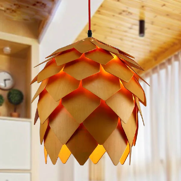 European Pastoral Wooden Pine Cone Pendant Lights Fixture Dining Room Restaurant Bedroom Foyer Cafes Coffee Shop Wood Droplights
European Pastoral Wooden Pine Cone Pendant Lights Fixture Dining Room Restaurant Bedroom Foyer Cafes Coffee Shop Wood Droplights
