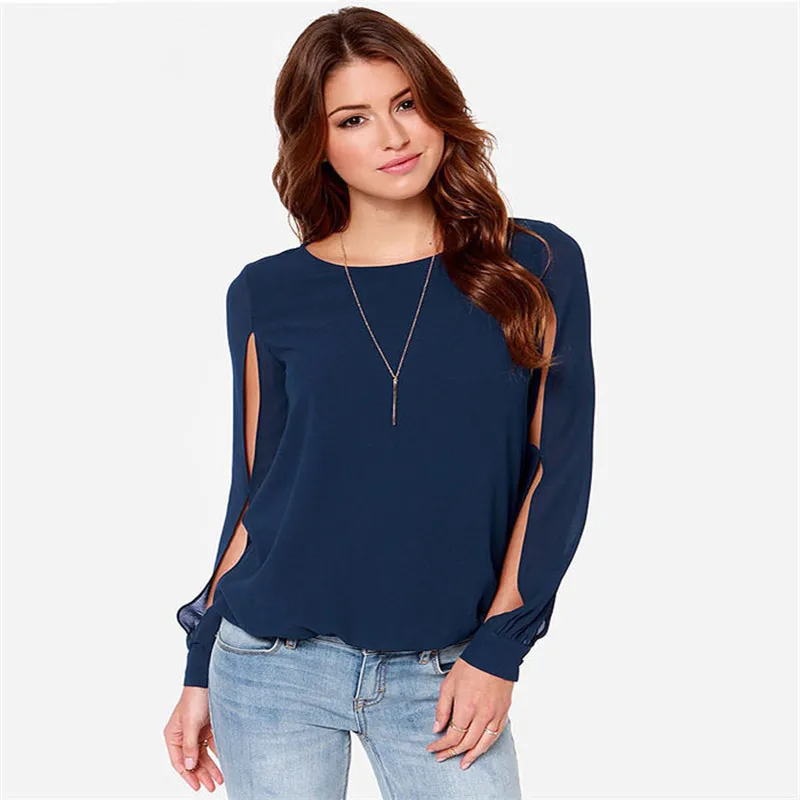 snowshine YLIW 2016 Excellent Fashion Women Loose Sexy Long-sleeved Chiffon Casual Female Blouse Shirt Tops Newchiffon shirt
snowshine YLIW 2016 Excellent Fashion Women Loose Sexy Long-sleeved Chiffon Casual Female Blouse Shirt Tops Newchiffon shirt