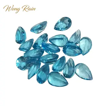Wong Rain 1 PCS Free Shipping Pear Water Drop Natural Blue Topaz Aquamarine Loose Gemstones For DIY Jewelry Making Wholesale
Wong Rain 1 PCS Free Shipping Pear Water Drop Natural Blue Topaz Aquamarine Loose Gemstones For DIY Jewelry Making Wholesale