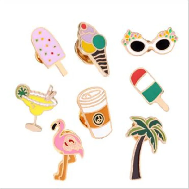 WKOUD Cartoon Coconut flamingo cone ice cream Enamel Pins Brooch for women Men Badge Shirt Lapel Pin Gothic Jewelry
WKOUD Cartoon Coconut flamingo cone ice cream Enamel Pins Brooch for women Men Badge Shirt Lapel Pin Gothic Jewelry