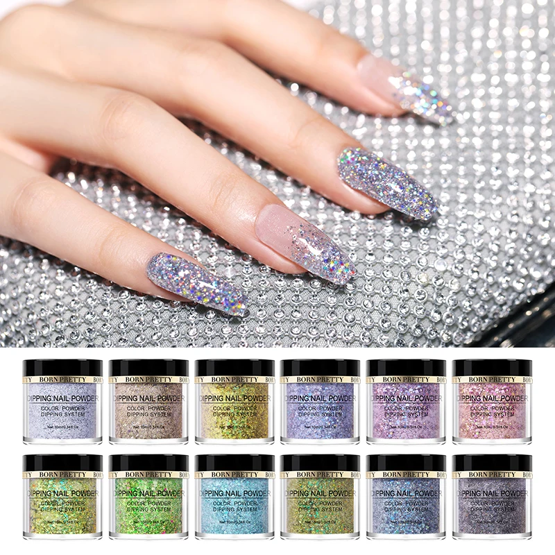 BORN PRETTY 10ml 2 IN 1 Dipping Nail Powder for Extension Nails Holographic Polymer Acrylic Powder Natural Dry Sequins Powder
BORN PRETTY 10ml 2 IN 1 Dipping Nail Powder for Extension Nails Holographic Polymer Acrylic Powder Natural Dry Sequins Powder