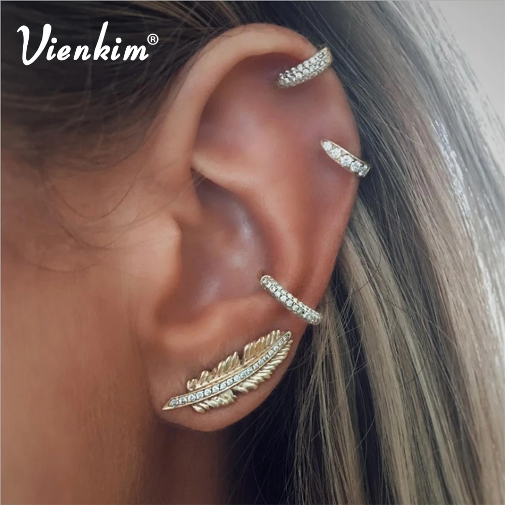 Vienkim 2018 4PCS Vintage Boho Crystal Feather Earrings Set Bohemian Wedding Party Jewelry Stud Earrings For Women Gift
Vienkim 2018 4PCS Vintage Boho Crystal Feather Earrings Set Bohemian Wedding Party Jewelry Stud Earrings For Women Gift