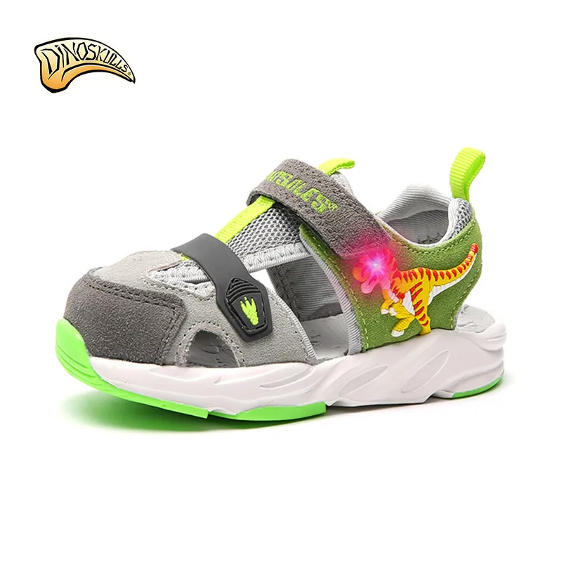 Dinoskulls Baby Sandals Toddler Sandals Front Toe Closed Baby Boy Soft Sandals Baby Girls Summer Shoes Led Light Up Shoes 22-26
Dinoskulls Baby Sandals Toddler Sandals Front Toe Closed Baby Boy Soft Sandals Baby Girls Summer Shoes Led Light Up Shoes 22-26