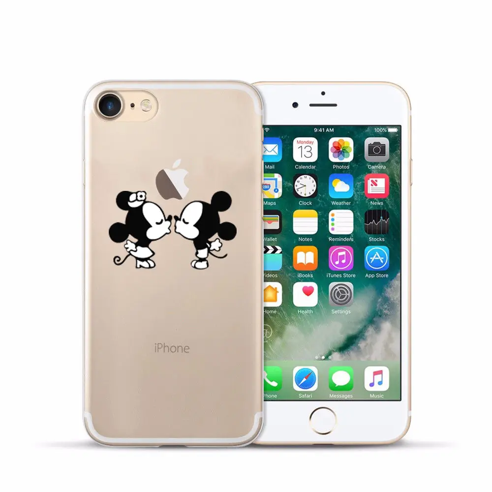 Arvin Case FOR Iphone 6s Soft Clear Protective TPU Back Cover FOR 5 5S 6 sPlus X XS Max XR Painting Silicon Cover FOR Iphone 7 (13)