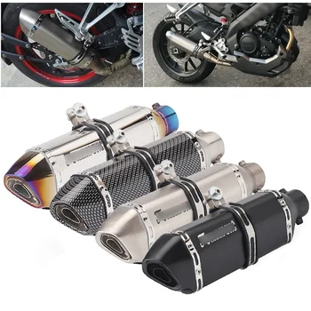 Motorcycle 51mm Silencer Stainless Steel Exhaust Muffler Pipe with Removable DB Killer Dirt Bike Scooter ATV Universal 38-51mm
Motorcycle 51mm Silencer Stainless Steel Exhaust Muffler Pipe with Removable DB Killer Dirt Bike Scooter ATV Universal 38-51mm