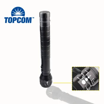TopCom Military-Grade Heavy Duty Big Flashlight Torch LED Light Q5 Aluminum Zoom black matt body no compass 18650 or 3D
TopCom Military-Grade Heavy Duty Big Flashlight Torch LED Light Q5 Aluminum Zoom black matt body no compass 18650 or 3D