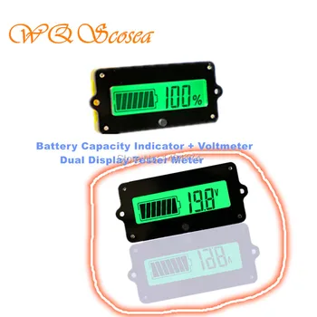 WQScosea QS-315 8-63V Universal LCD Voltmeter Battery Capacity Indicator Voltage Tester Meter 12V 24v 36v 48v Lead-acid lithium
WQScosea QS-315 8-63V Universal LCD Voltmeter Battery Capacity Indicator Voltage Tester Meter 12V 24v 36v 48v Lead-acid lithium